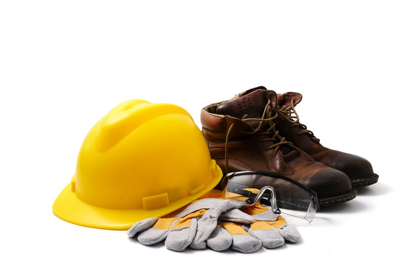 Dispositivi di protezione individuale: casco, scarpe, guanti e occhiali